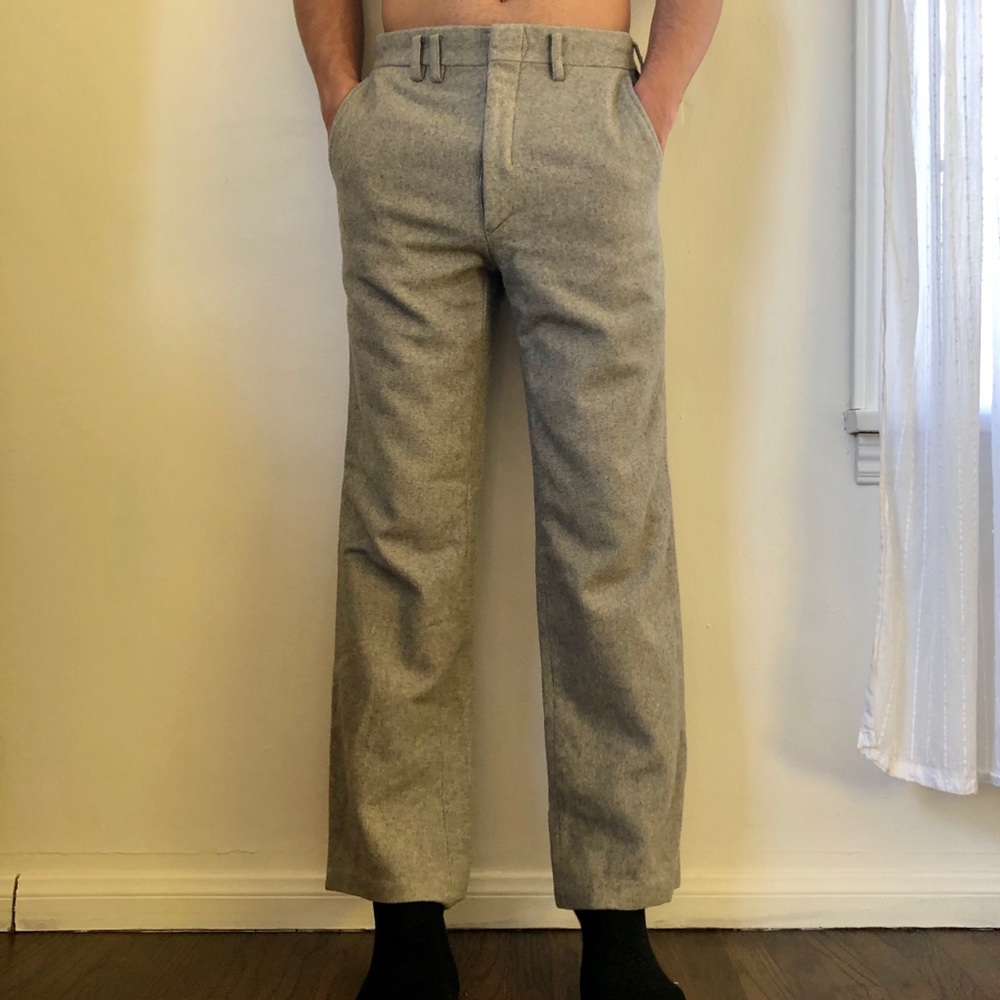 Wool slacks for men